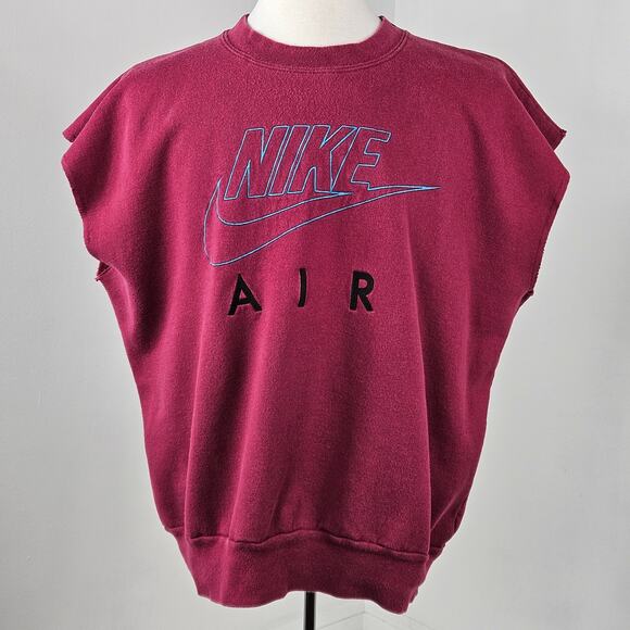 Nike Air VTG Spellout Pullover Purple Muscle Sweatshirt | Men's XL | ALTERED - Picture 1 of 16